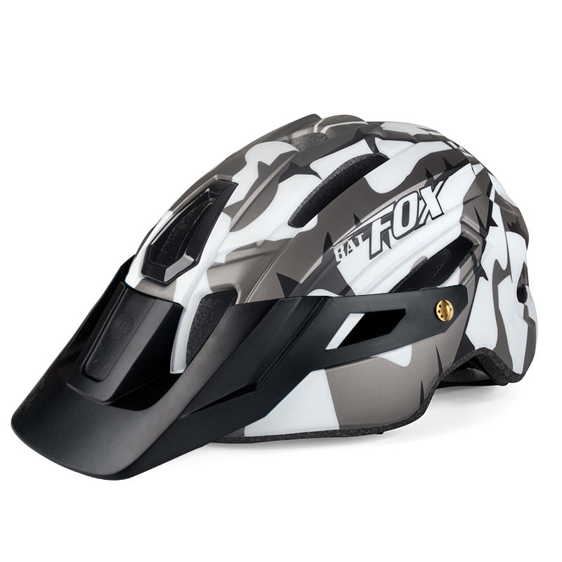 Manta Raccoon Bicycle Mountain Bike Integrated Riding Helmet Lion-Tree