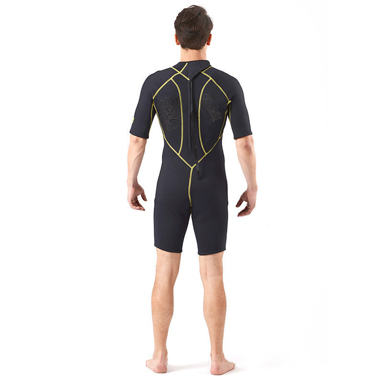 Back Zipper High-quality Fabric Surfing Suit Lion-Tree
