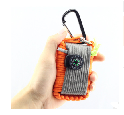 Camping bag climbing umbrella rope equipment kit hand-woven process escape emergency self-help kit outdoor supplies Lion-Tree