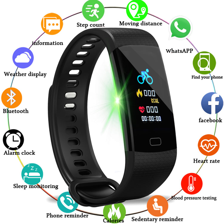 LIGE color screen multifunctional smart bracelet Lion-Tree