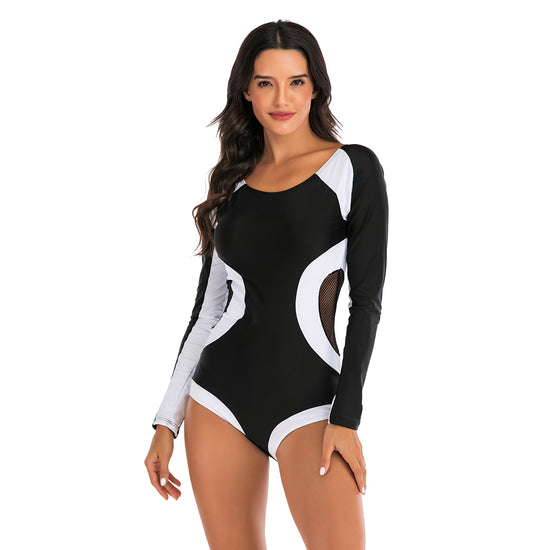 One-piece long sleeve surfing suit Lion-Tree