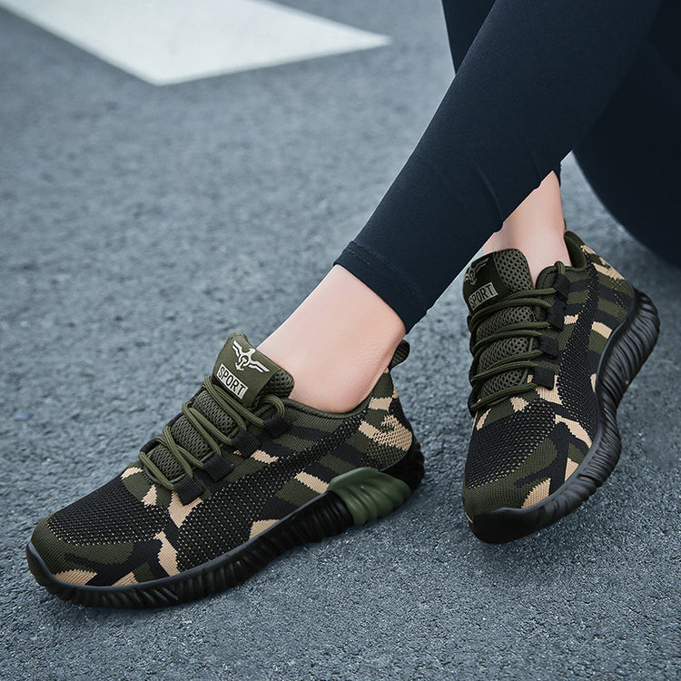 Student Training Military Training Shoes Camouflage Shoes Sports Men And Women Lion-Tree