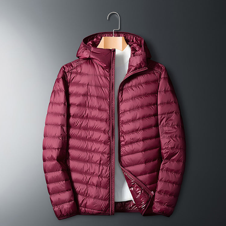 Sheer hooded down jacket Lion-Tree