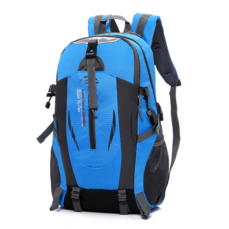 USB rechargeable bag 2021 new double shoulder bag male large capacity outdoor mountaineering bag women sports leisure travel bag Lion-Tree