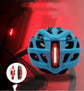Bicycle helmet with taillight warning light glowing insect screen Lion-Tree