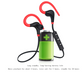 BT-01 Big Horn Sports Bluetooth Headset Bina Bluetooth 4.1 Protocol Wireless Sports Bluetooth Earbuds Lion-Tree