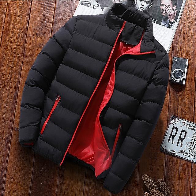 Stand collar cardigan padded jacket Lion-Tree