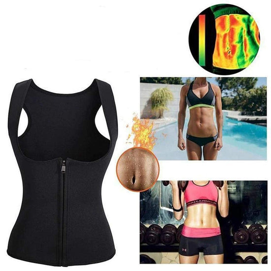 Zipper-Style Ladies Body Tummy Court Corset, Yoga Wear, Fitness Vest, Shapewear Lion-Tree