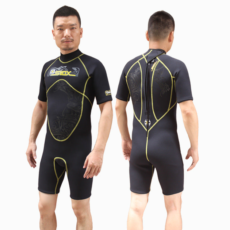 Back Zipper High-quality Fabric Surfing Suit Lion-Tree