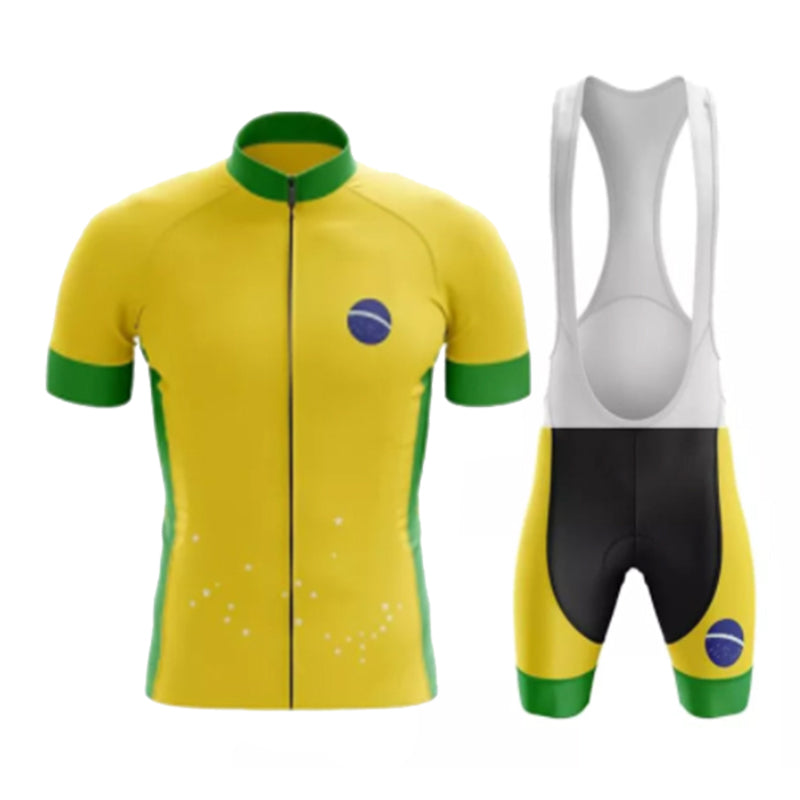 Summer Brazil Team Cycling Jersey Men&