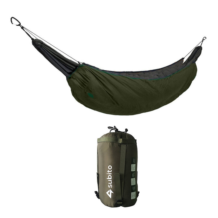 Outdoor Portable Hammock Underquilt Hammock Thermal Under Blanket Winter Warm Hammock Insulation Accessory For Camping Lion-Tree