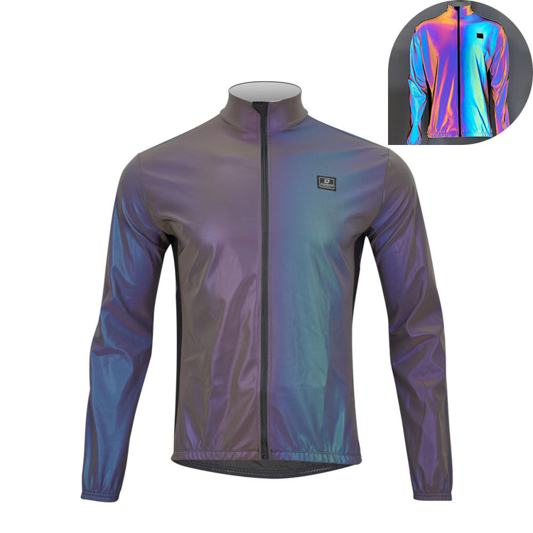 Cycling Jacket Colorful Reflective Night Riding Safety Jacket Lion-Tree