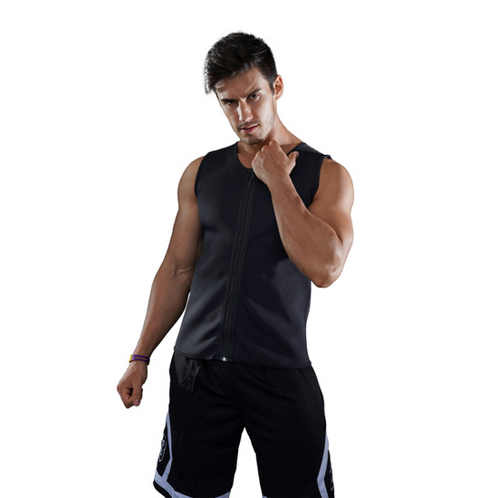 Fitness sports sweat sweat zipper vest Lion-Tree