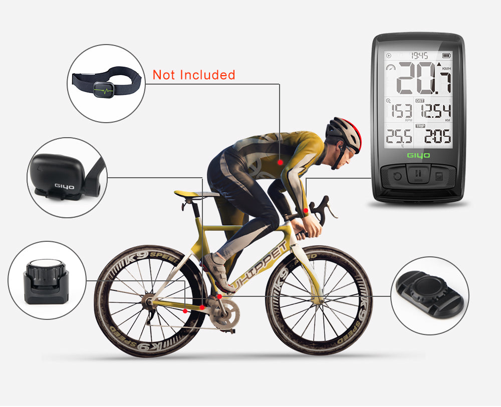 Speedometer for wireless road bike Lion-Tree