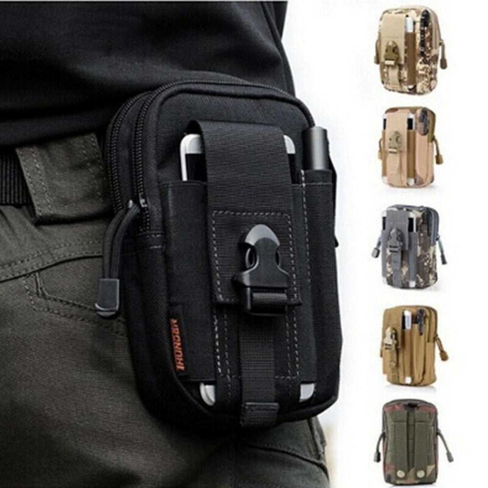 Outdoor Sports Molle Tactical Pocket Male 5.5 6 Inch Waterproof Mobile Phone Bag Lion-Tree