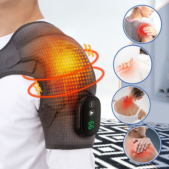 USB Rechargeable Convenient Electric Heating Shoulder Pad Lion-Tree