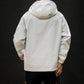 Loose multi-pocket tooling hooded sweater jacket Lion-Tree