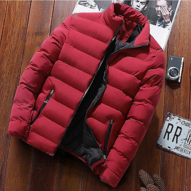 Stand collar cardigan padded jacket Lion-Tree