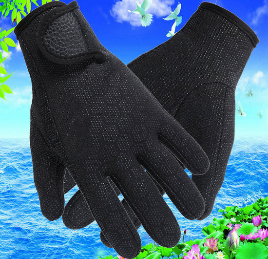 Sun Protection Winter Swimming Warm Gloves Lion-Tree