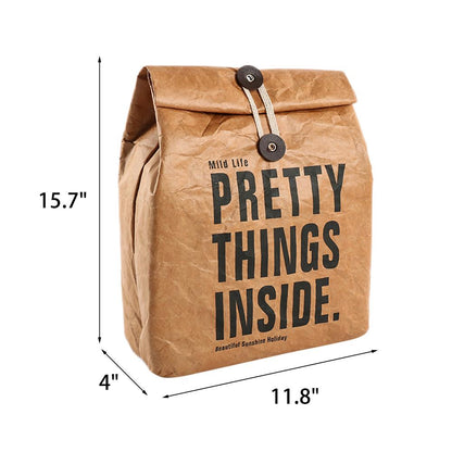 Manufacturer-made Thermal Insulation Kraft Paper Dupont Paper Picnic Bread Bag