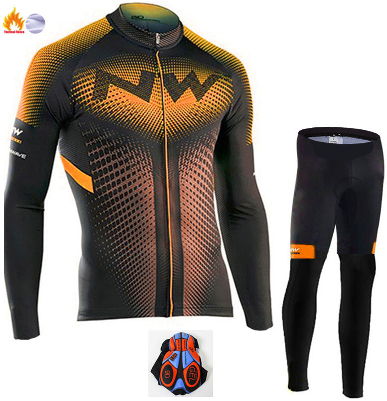 Cycling jersey long sleeve suit Lion-Tree