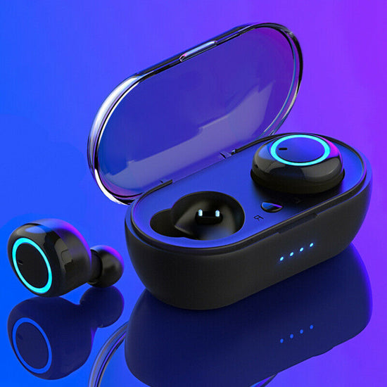 Waterproof Bluetooth 5.0 Wireless Earbuds Headphone Headset Noise Cancelling TWS Lion-Tree