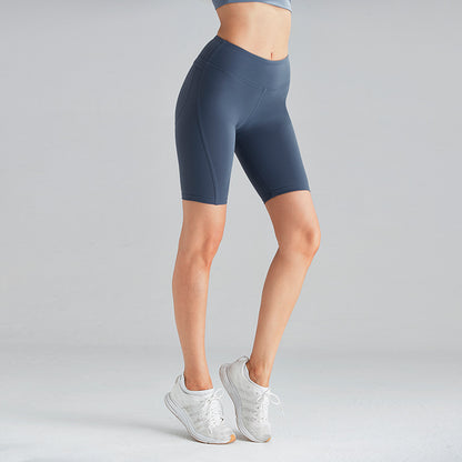 Stretch and quick-drying fitness five-point shorts Lion-Tree