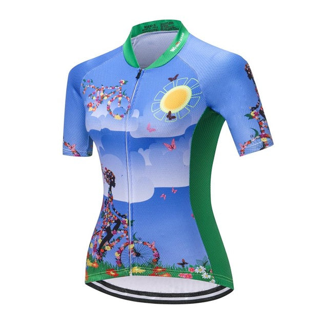 Women Cycling Jersey Shirt Lion-Tree