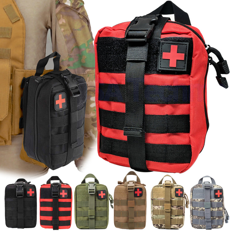 Tactical First Aid Kit Waist Bag Emergency Travel Survival Rescue Handbag Waterproof Camping First Aid Pouch Patch Bag Lion-Tree