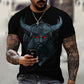 Men 3D Graphic Casual T-shirt Lion-Tree