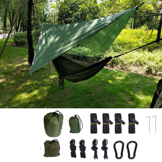 Portable Camping Hammock With Mosquito Net And Awning Lion-Tree