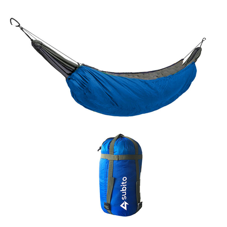 Outdoor Portable Hammock Underquilt Hammock Thermal Under Blanket Winter Warm Hammock Insulation Accessory For Camping Lion-Tree