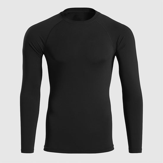 Quick Drying Fitness Stretch Long Sleeved Shirt For Men Lion-Tree