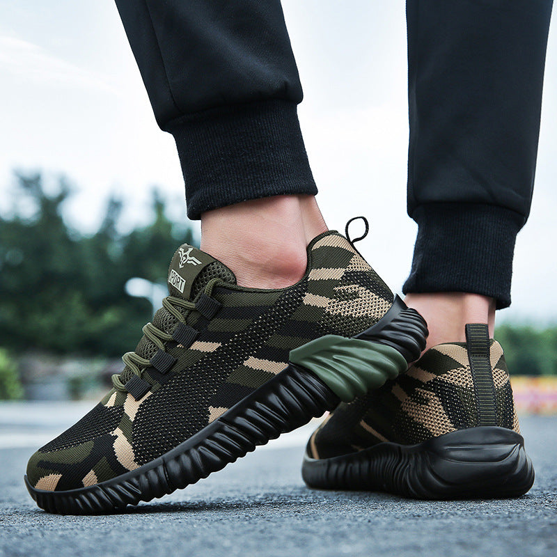 Student Training Military Training Shoes Camouflage Shoes Sports Men And Women Lion-Tree