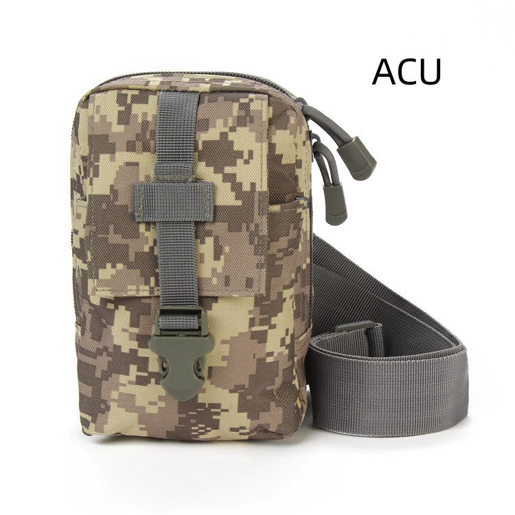 Sports Climbing Portable Outdoor Camouflage Shoulder Messenger Bag Lion-Tree