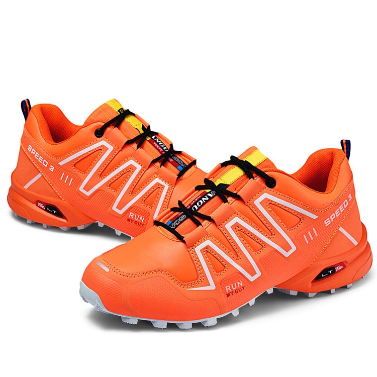 Outdoor Cross-country Hiking Adventure Leather Ultra-light Hiking Shoes Lion-Tree