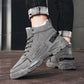 Plush Snow Boots Winter New Winter Velvet Thickened Warm Cotton Shoes Casual Trendy High-top Workwear Boots For Men Lion-Tree