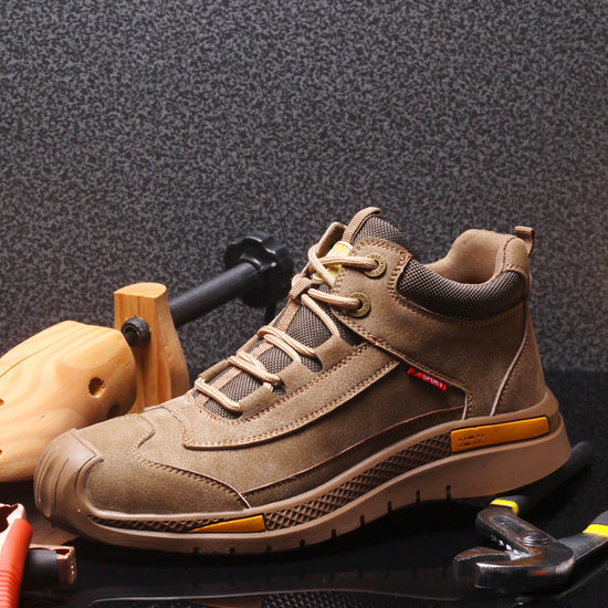 Protective Shoes With Steel Toe And High Top To Prevent Impact And Wear Lion-Tree