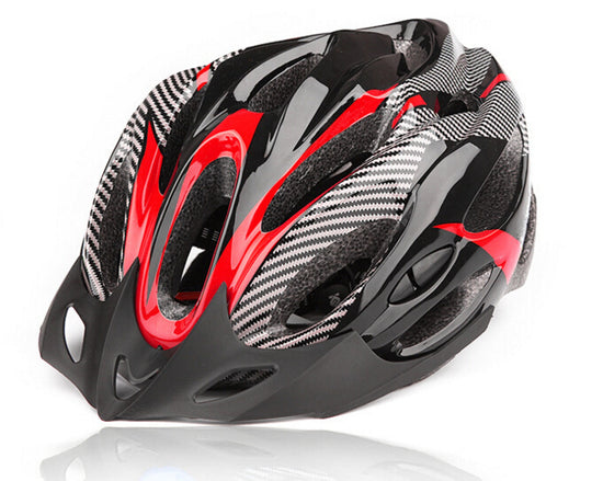 Carbon Fiber Texture Split Helmet Mountain Bike Hat Lion-Tree