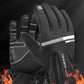 Outdoor Waterproof Gloves Full Finger Zipper Touch Screen Windproof Lion-Tree