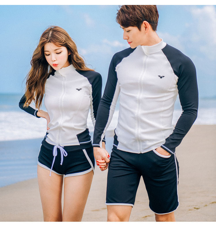 Couple Diving Suit Split Swimsuit Snorkeling Suit Swimsuit Lion-Tree