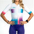 Cycling Suit Short-sleeved Mountain Bike Road Bike Bicycle Female Riding Equipment Lion-Tree